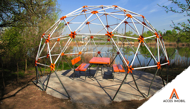 FOTO: “Cupola” din parcul “La Izvor” a fost renovată - Proiect social