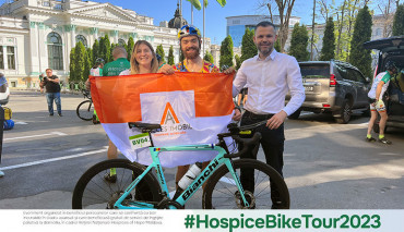 Hospice Bike Tour 2023 - Vladimir Bidiuc's story about his passion for bikes and involvement in a noble cause!