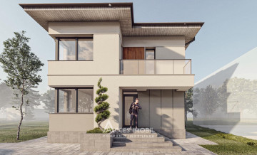 2 levels House! Colonita, Ciprian Porumbescu street, 150m2 + 5 ari! White version!