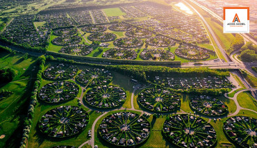 „Orașul grădină” - imagini aeriene uluitoare ale comunității circulare din Danemarca