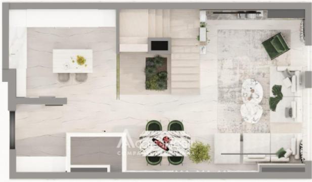 3-х этажный Таунхаус! Кодру, ул. Мэчиешилор, 180м2! Белый вариант!: 31