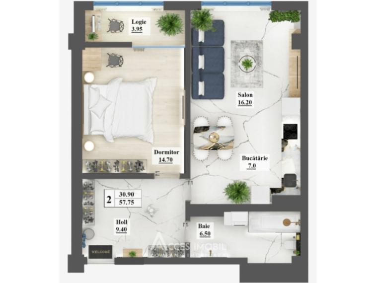 Inamstro! Bloc nou! str. Ion Dumeniuc, Ciocana, 1 cameră + living. Variantă Albă!: 8