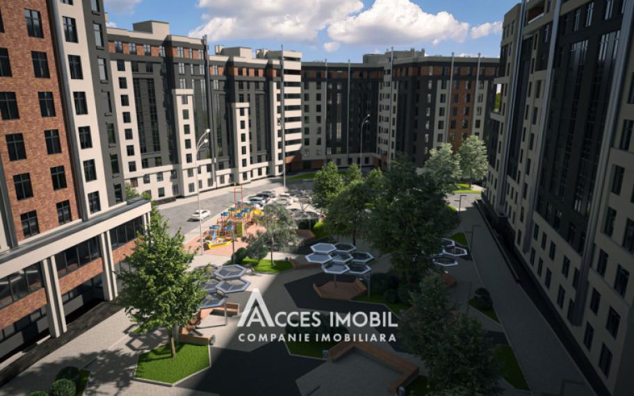 Estate invest!  ул. Н. М. Спэтару, Чеканы, 2 комнаты + гостиная. Белый вариант!: 2