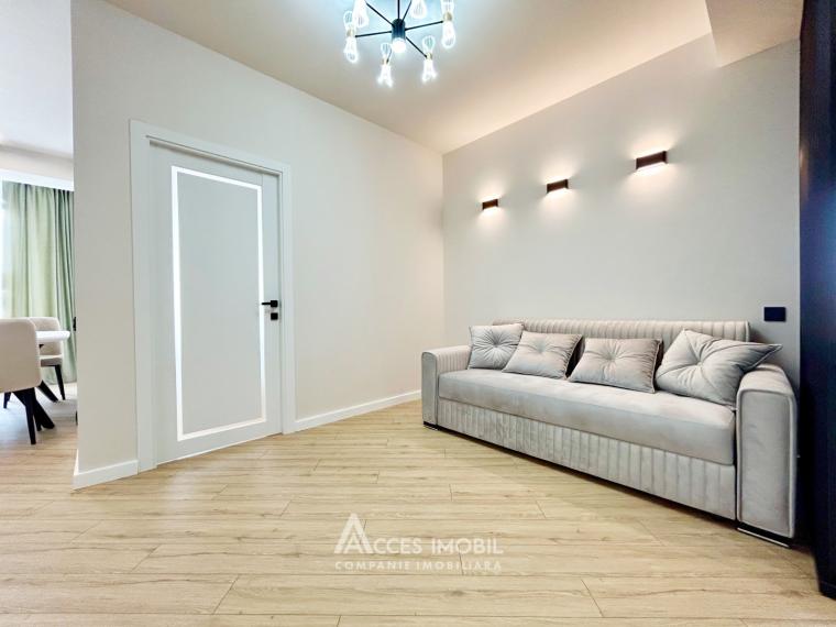 Bloc Nou! Ialoveni, str. Alexandru cel Bun, 2 camere + living. Euroreparație!: 3