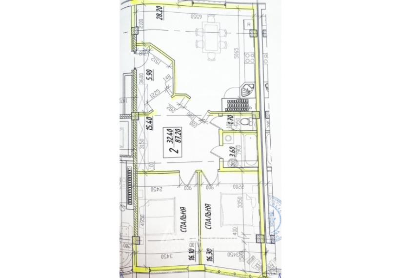 Bloc Nou! str. Ginta Latină, Ciocana, 2 camere + living. Variantă albă!: 1