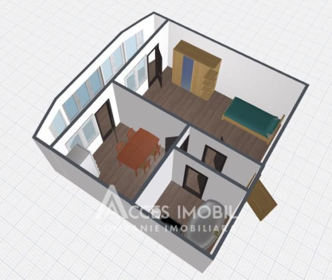 Ботаника, бул. Дачия, 1 комната! Середина дома!: 10