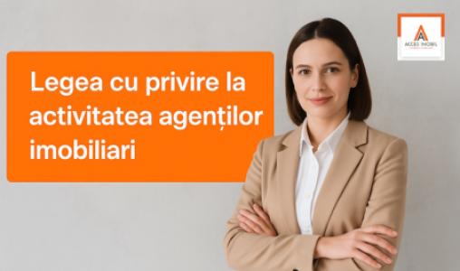 Legea cu privire la activitatea agenților imobiliari - transparență și profesionalism