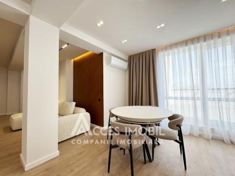 Bloc Nou! str. Cartușa, Durlești, 3 camere + living. Euroreparație!: 5