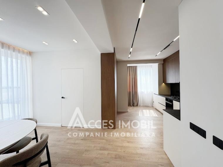 Bloc Nou! str. Cartușa, Durlești, 3 camere + living. Euroreparație!: 6