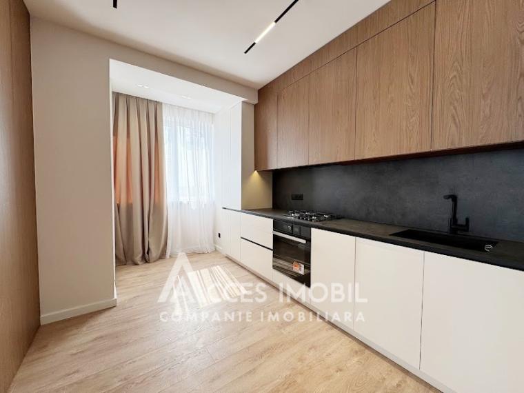 Bloc Nou! str. Cartușa, Durlești, 3 camere + living. Euroreparație!: 8