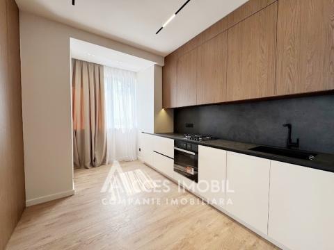 Bloc Nou! str. Cartușa, Durlești, 3 camere + living. Euroreparație!: 8