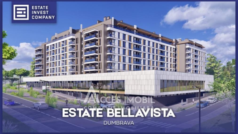 ESTATE BellaVista! str. Durlești, Dumbrava, 2 camere + living. Varianta albă!: 0