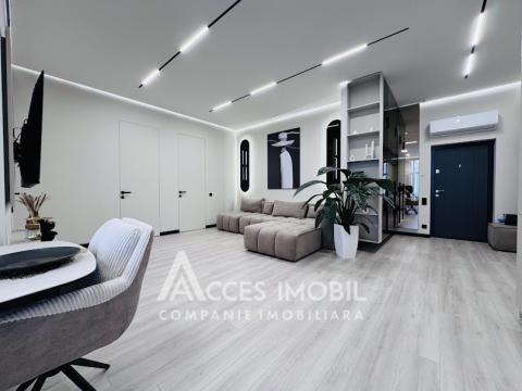 Exfactor! Bloc nou! Buiucani, str. Vasile Lupu, 3 camere + living. Reparație Premium!: 2