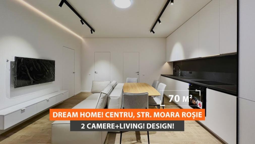 For Rent! New block! Centru, Moara Rosie street, 2 rooms + living. Euro Repair!: 0