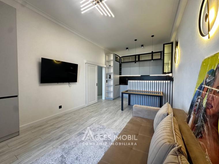 OASIS! Râșcani, str. Bogdan Voievod, 2 camere + living. Euroreparație!: 1