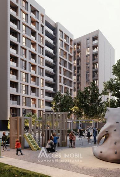 Bloc Nou! Telecentru, șos. Hâncești, 1 cameră + living! Variantă albă!: 2