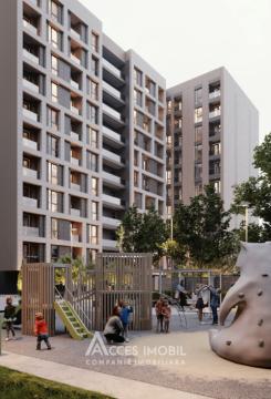 Bloc Nou! Telecentru, șos. Hâncești, 1 cameră + living! Variantă albă!: 2