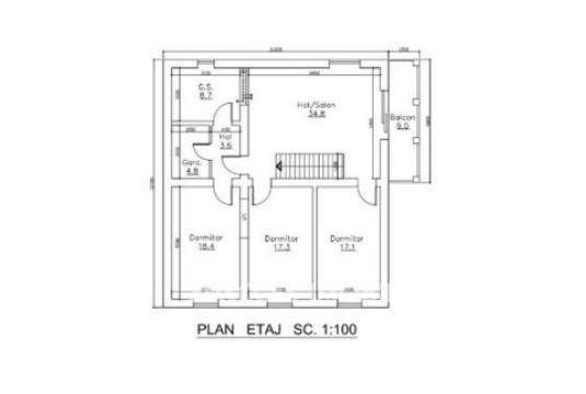 Casă în 2 niveluri! Ialoveni, str. Merilor, 260m2 + 6 ari! Variantă Albă!: 13