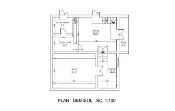 Casă în 2 niveluri! Ialoveni, str. Merilor, 260m2 + 6 ari! Variantă Albă!: 15