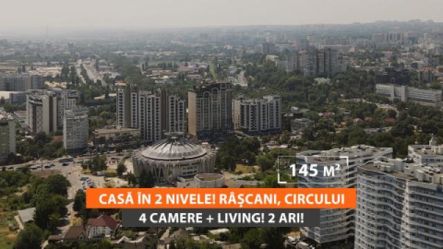 Casă în 2 nivele! Râșcani, str. Circului, 145m2 + 2 ari! Euroreparație!: 0