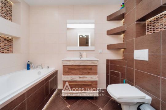 Bloc Nou! str. Ceucari, Poșta Veche, 3 camere + living. Euroreparație!: 9