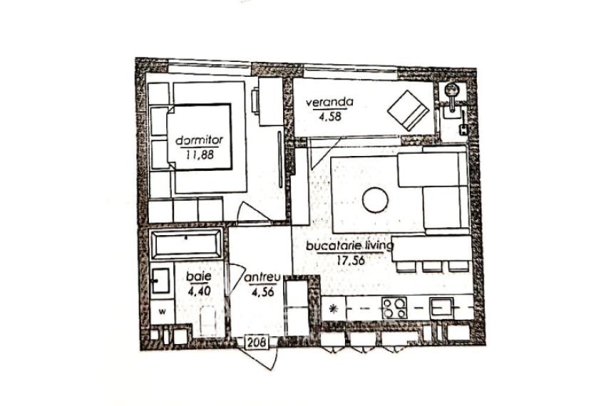 DMZ Home Construct! Botanica, Dacia avenue, 1 room + living! White Version!: 6