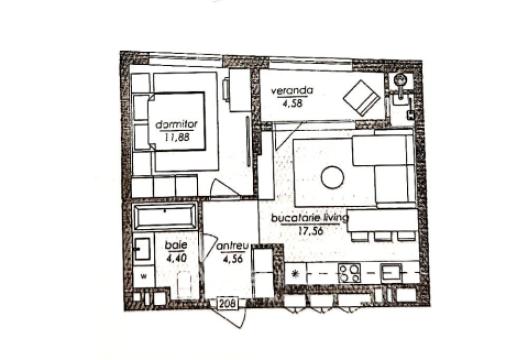 DMZ Home Construct! Botanica, Dacia avenue, 1 room + living! White Version!: 6