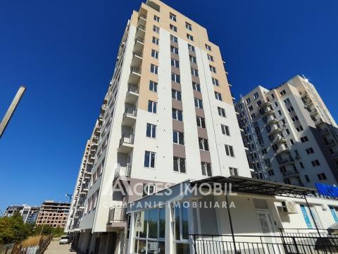 Nicons! Bloc Nou! Durlești, str. Cartușa, 1 cameră + living. Variantă albă!: 16