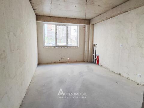 Nicons! Bloc Nou! Durlești, str. Cartușa, 1 cameră + living. Variantă albă!: 1