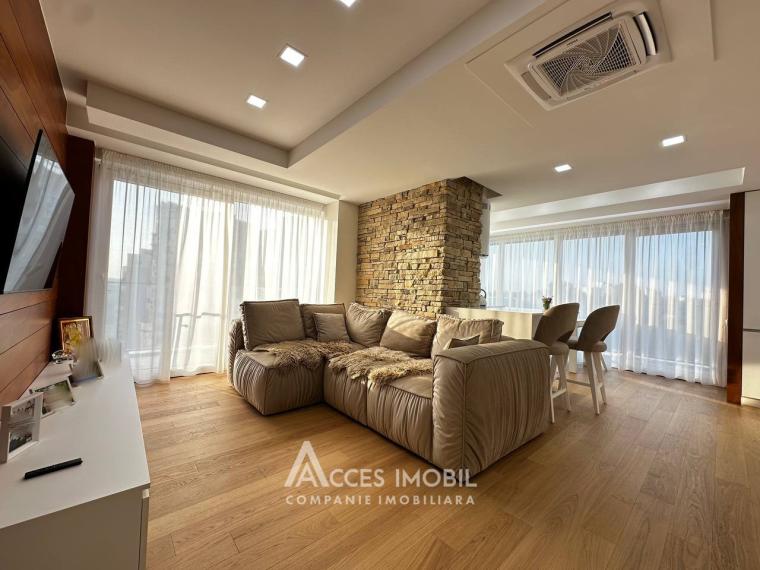 Penthouse! str. Nadejda Russo, Râșcani, 3 camere + living! + Terasă 70m!: 1