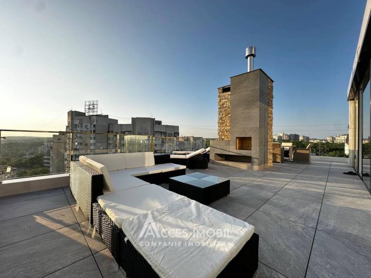 Penthouse! str. Nadejda Russo, Râșcani, 3 camere + living! + Terasă 70m!: 22