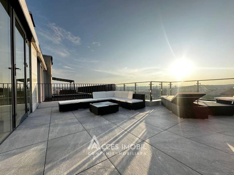 Penthouse! str. Nadejda Russo, Râșcani, 3 camere + living! + Terasă 70m!: 23