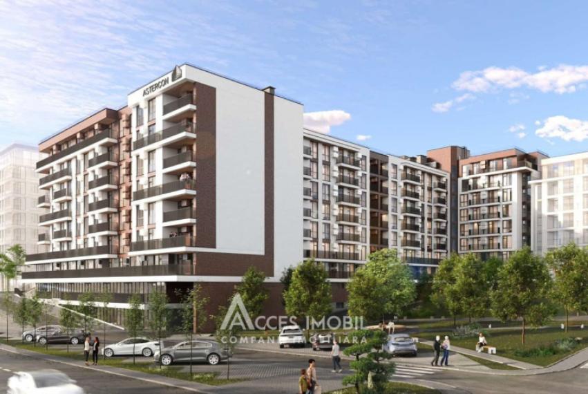 Astercon! str. Durlești, Dumbrava, 1 cameră + living. Varianta albă!: 1