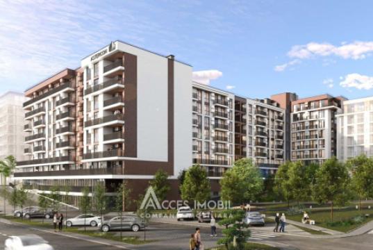 Astercon! str. Durlești, Dumbrava, 1 cameră + living. Varianta albă!: 1