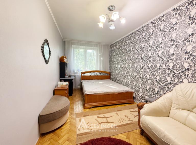 bd. Moscova, Râșcani, 2 camere + living. Euroreparație! De Mijloc!: 2