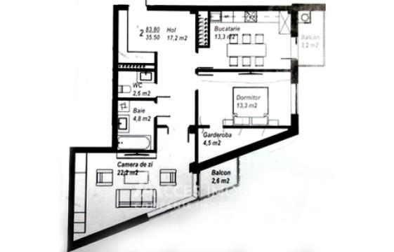 Bloc Nou! Ialoveni, str. Basarabia, 2 camere. Variantă Albă!: 9