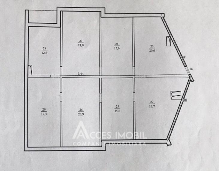 Spațiu Comercial 143m2! Ciocana, str. I. Dumeniuc. Variantă Albă!: 1