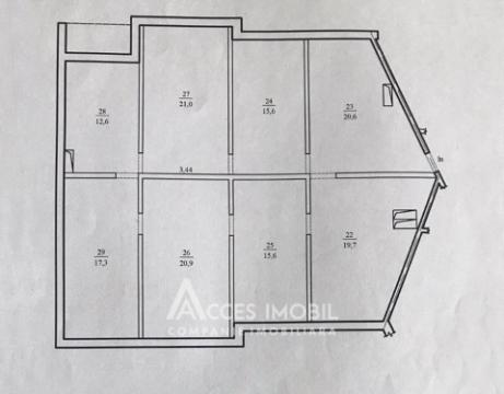 Spațiu Comercial 143m2! Ciocana, str. I. Dumeniuc. Variantă Albă!: 1