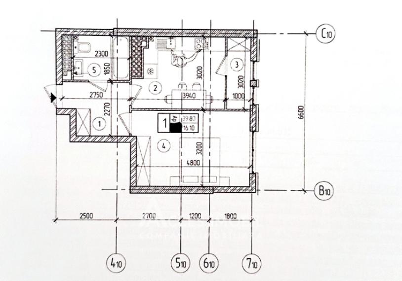 SkyHouse! Botanica, str. Cetatea Albă, 1 cameră! Varianta Albă!: 4