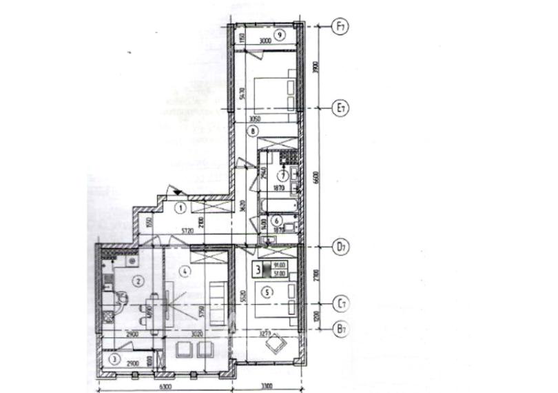 SkyHouse! Botanica, Cetatea Alba street, 3 rooms + living! White Version!: 3
