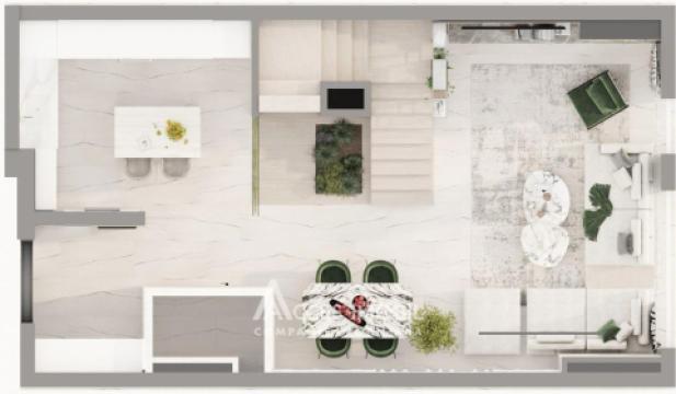 3-х этажный Таунхаус! Кодру, ул. Мэчиешилор, 190м2! Белый вариант!: 31