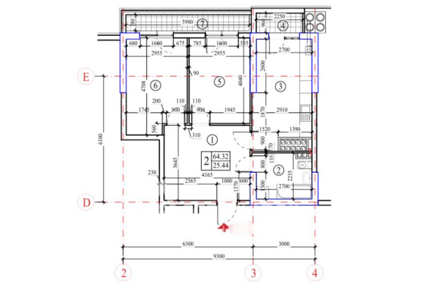 Новострой! Яловены, ул. Александру Чел Бун, 2 комнаты + гостиная. Евроремонт!: 16