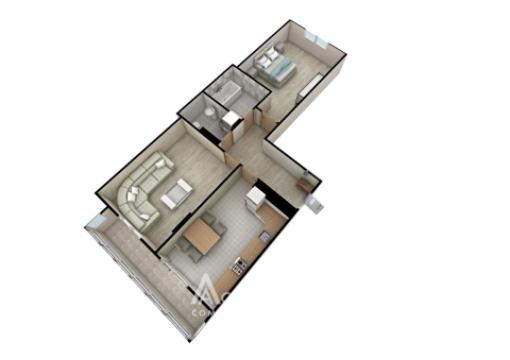 GonvaroCon! Bloc Nou! Buiucani, str. Vovințeni, 2 camere. Variantă albă!: 2