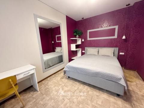 Centru, bd. Ștefan cel Mare, 1 cameră + living. De mijloc! Euroreparație!: 2