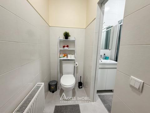Centru, bd. Ștefan cel Mare, 1 cameră + living. De mijloc! Euroreparație!: 6