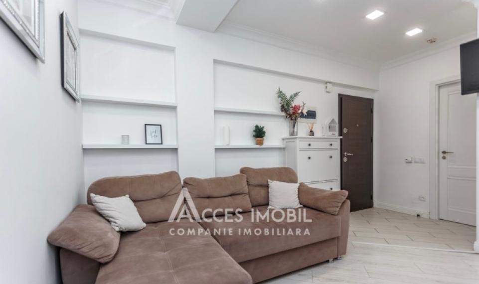 Bloc Nou! str. Calea Orheiului, Poșta Veche, 2 camere + living. Euroreparație! + Parcare!: 3