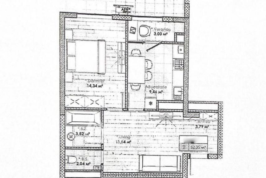 SMART HOME! Lagmar! Rascani, Calea Mosilor street, 2 rooms. White version!: 1