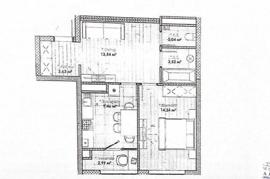 SMART HOME! Lagmar! Rascani, Calea Moșilor street, 1 room + living. White version!: 1