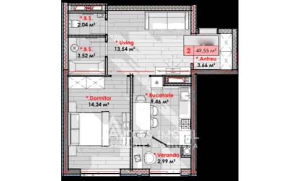 SMART HOME! Lagmar! Rascani, Calea Moșilor street, 1 room + living. White version!: 1