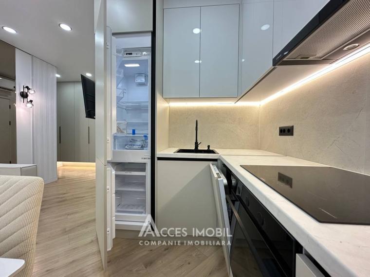 Bloc Nou! str. Burebista, Cricova, 1 cameră + living! Euroreparație!: 3